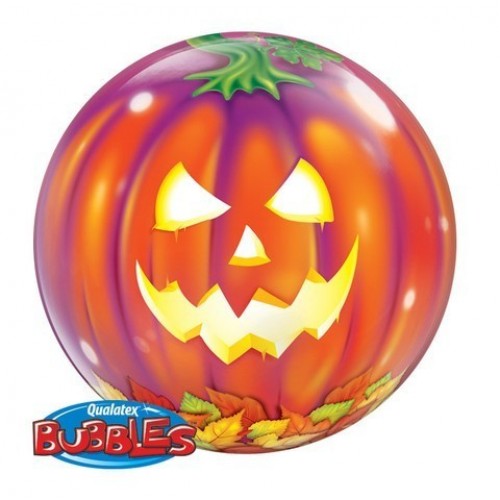 $D GLOBO 22" BURBUJA CALABAZA