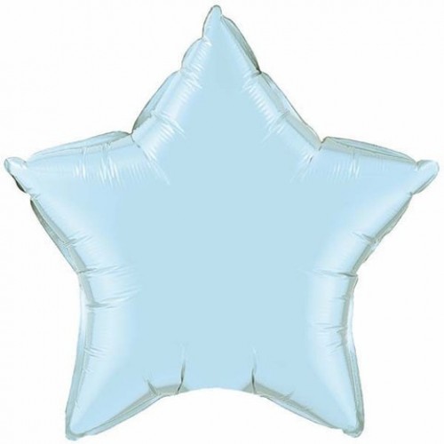  GLOBO 9" PALO FOIL ESTRELLA CELESTE