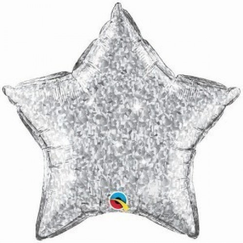 $D GLOBO 20" FOIL ESTRELLA HOLOGR. PLA
