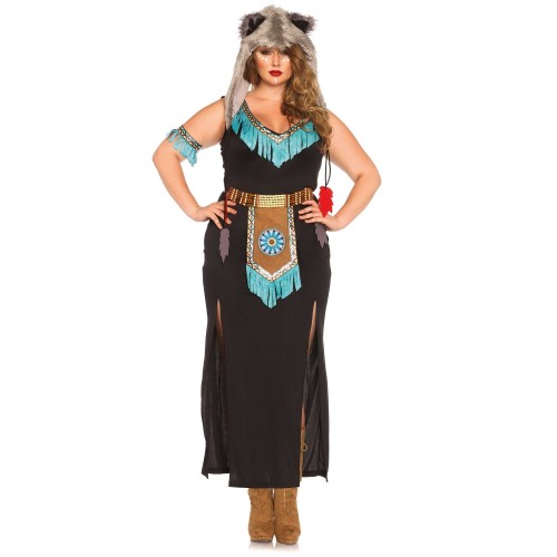  DISFRAZ T-1X-2X LOBA GUERRERA