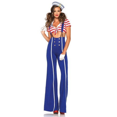 DISFRAZ T-L MARINERA PANTALON TIRANTES