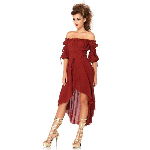  VESTIDO MUJER  T-M/L GASA GRANATE