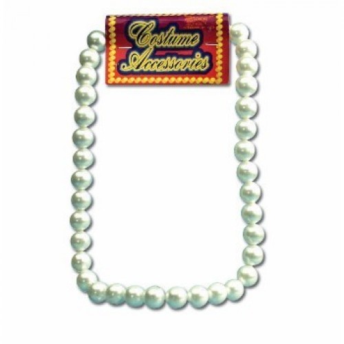   COLLAR PERLA GRANDES BLANCA AÑOS 20