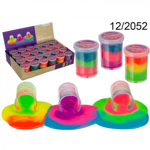 SLIME NEON RAINBOW 6CM