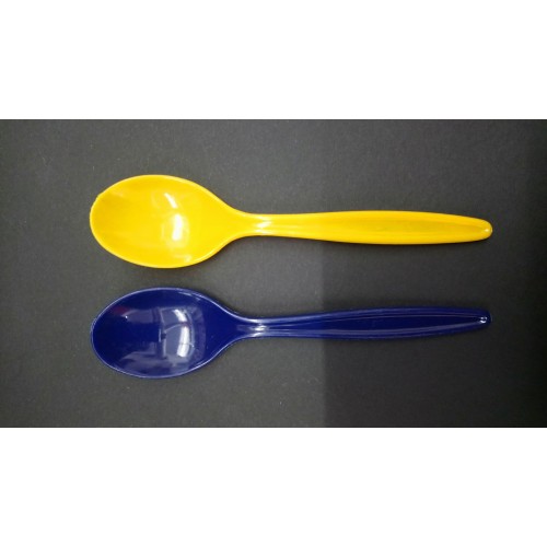  $ 100 CUCHARAS DE CAFE AMARILLA