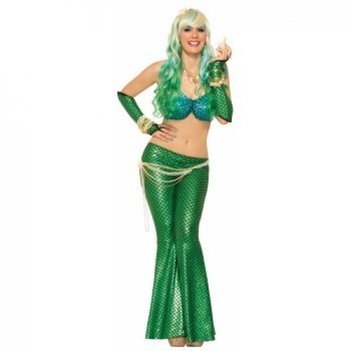 LEGGINGS T-UNICA SIRENA METAL VERDE