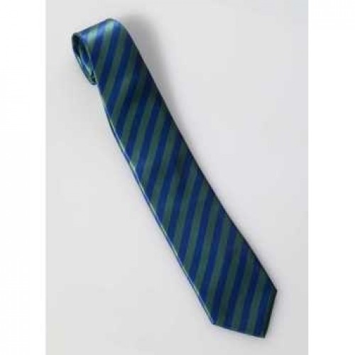 CORBATA RAYAS AZUL/VERDE AÑOS 20