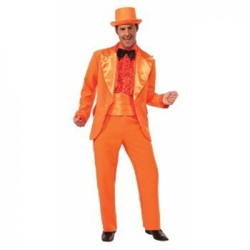 DISFRAZ T-STD SMOKING NARANJA