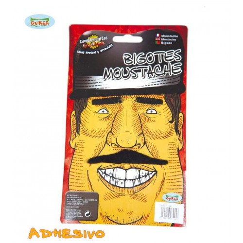 $D   BIGOTE NEGRO FINO AÑOS 20