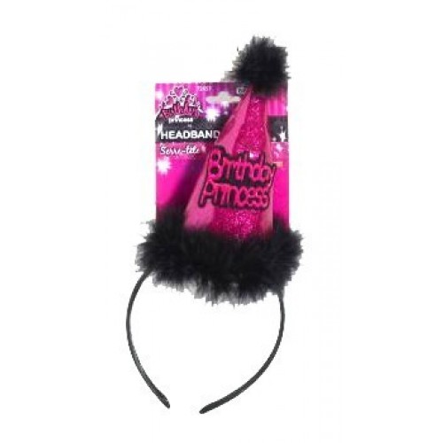DIADEMA MINI GORRO BIRTHDAY PRINCESS