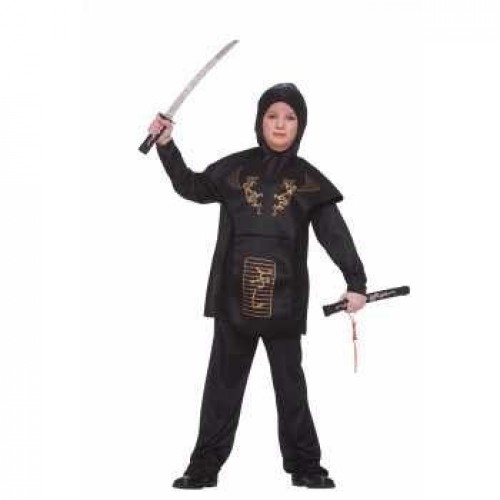 DISFRAZ 12A14 AÑOS NINJA NEGRO