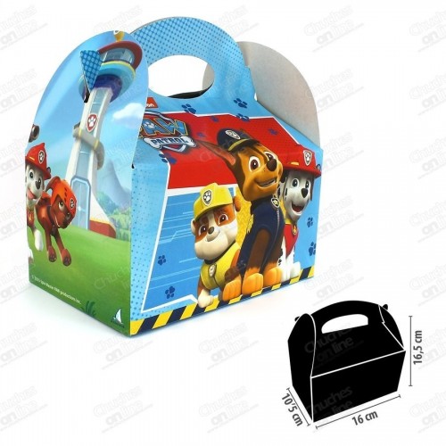 $D   CAJA PARA GOLOSINA PATRULLA CAN