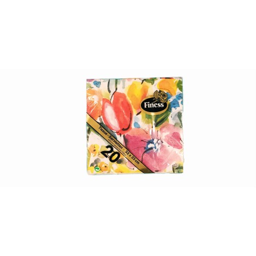 20 SERVILLETAS FLORAL 33CM
