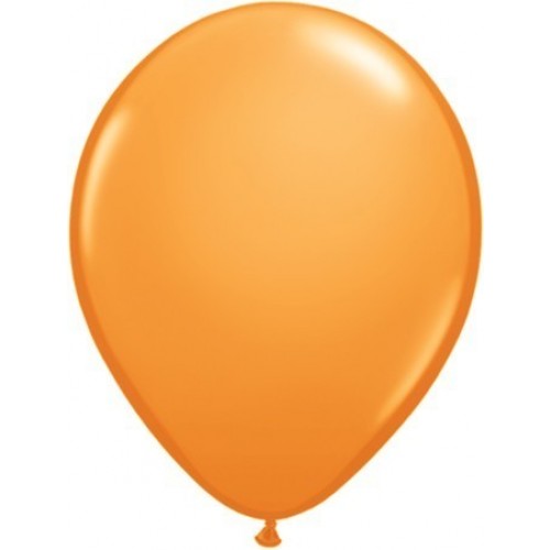   25 GLOBOS 11" LATEX  NARANJA
