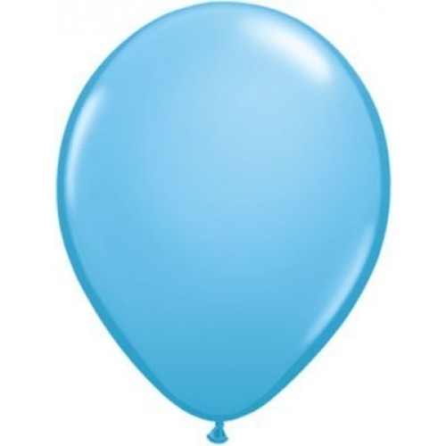   100 GLOBOS 11" LATEX CELESTE PALO