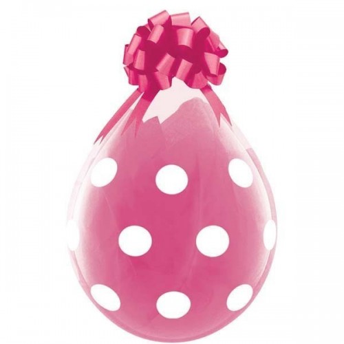25 GLOBOS REGALO 18" TRANS.TOPOS