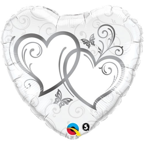 $D GLOBO 36" FOIL CORAZON BODA