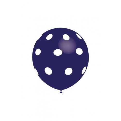 $ 8/U GLOBOS 100CM AZUL TOPOS BNC
