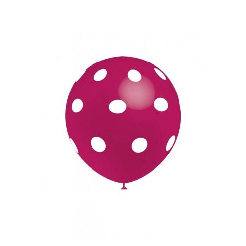 $ 8/U GLOBOS 112 FUCSIA TOPOS P30408