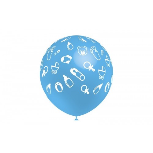 $ 8/U GLOBO HG105 BABY NIÑO CELESTE