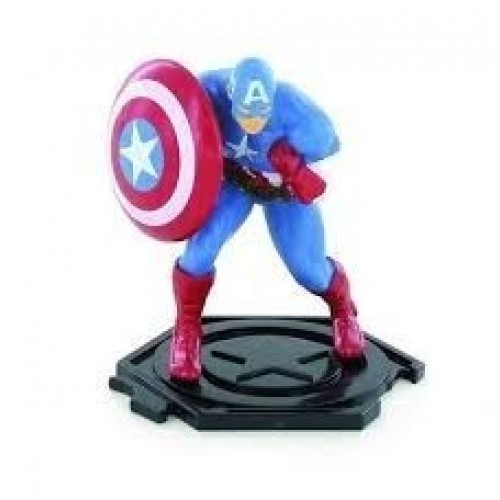 FIGURA TARTA CAPITAN AMERICA 9CM