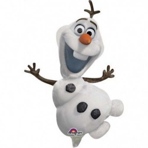$D   GLOBO 12" PALO FOIL FORMA OLAF