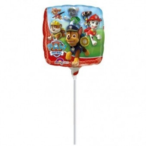   GLOBO 9" PALO FOIL PATRULLA CANI
