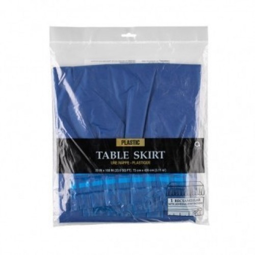 $E  FALDA MESA PL AZUL MARINO 73X426CM