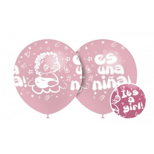 $D 8 GLOBOS 105P2819 ES UNA NIÑA
