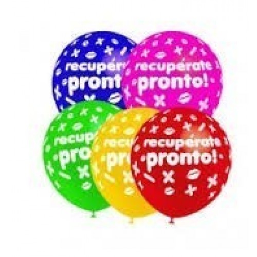 8 GLOBOS 12" LATEX RECUPERATE PRONTO