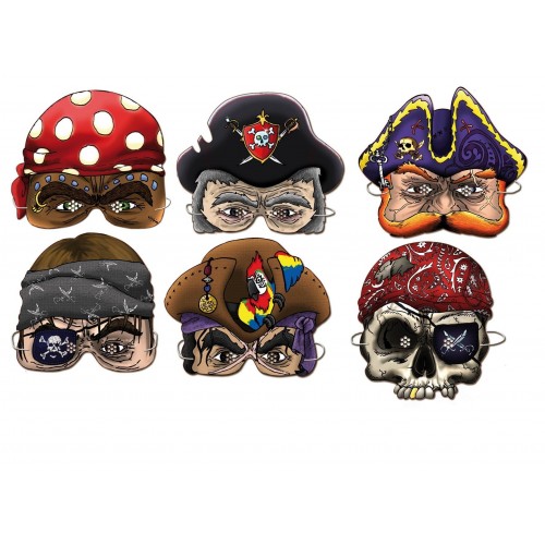   6 CARETAS PIRATAS