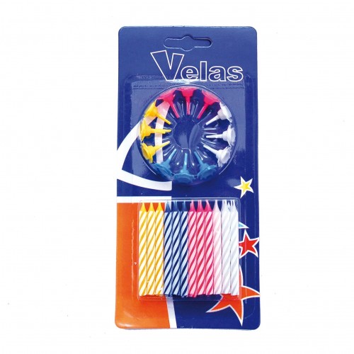 $D BLISTER 24/U VELA RIZO 7CM