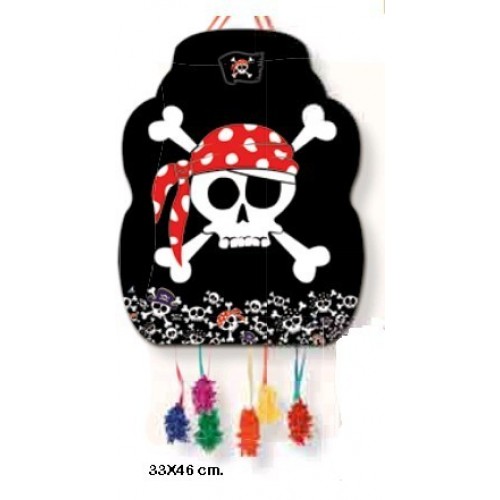   PIÑATA PERFIL PIRATA 33X46CM