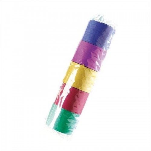 25 ROLLOS SERPENTINA MULTICOLOR