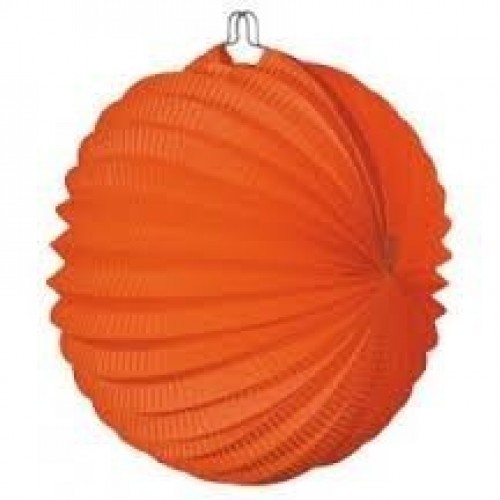      FAROL ESFERICO NARANJA 22CM