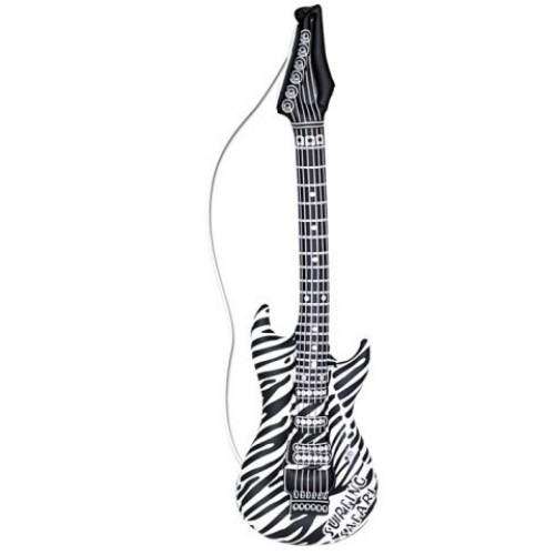 GUITARRA HINCHABLE ZEBRA 105CM