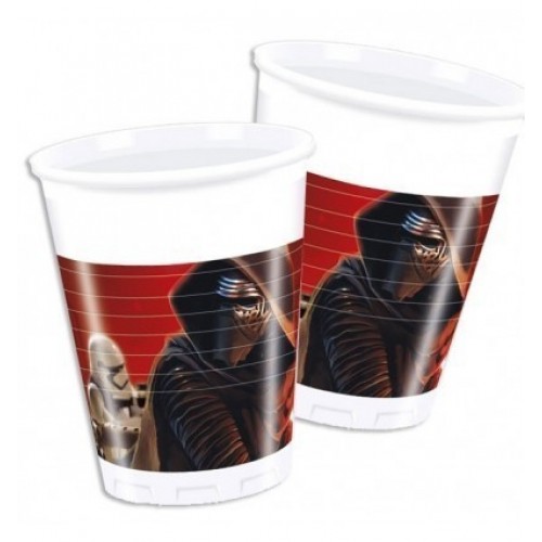 $E 8 VASOS STAR WARS THE FORCE 200ML