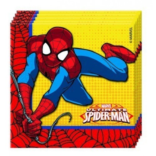 $E 99147=  20 SERVILS SPIDERMAN 33CM