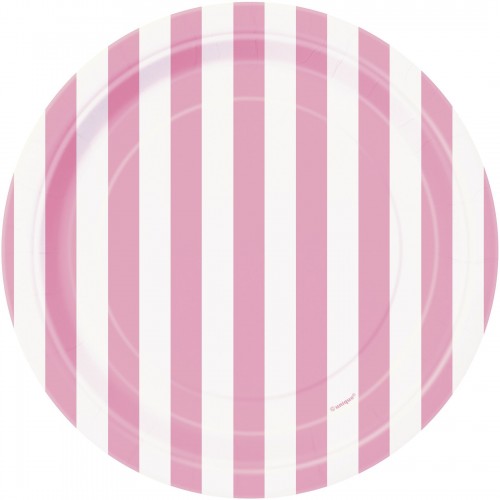  PAQ.8/U PLATO RAYA ROSA 17,8CM