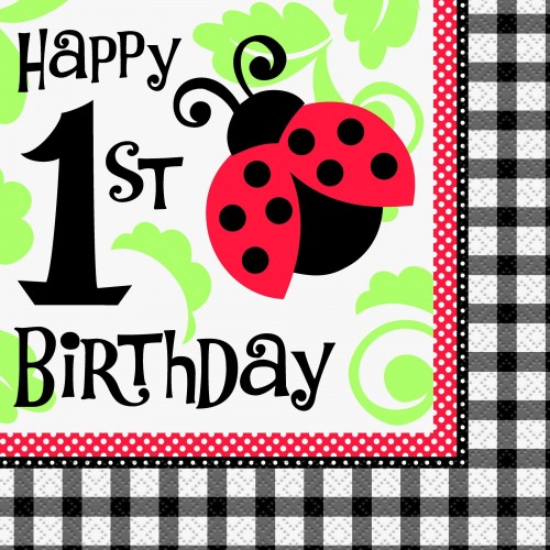 $ PAQ.16/U SERVILLETA MARIQUITA BDAY