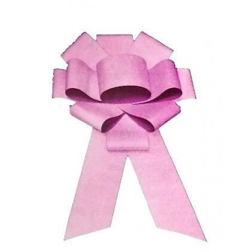 $E LAZO COCHE GLITTER ROSA PASTEL 76CM