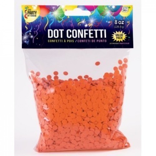     PAQ.CONFET CIRC METALNARANJA 226G