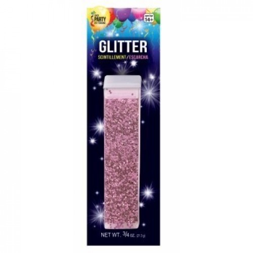   BOTE GLITTER COLOR ROSA 22GR