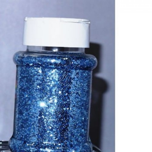   BOTE GLITTER COLOR AZUL 113GR