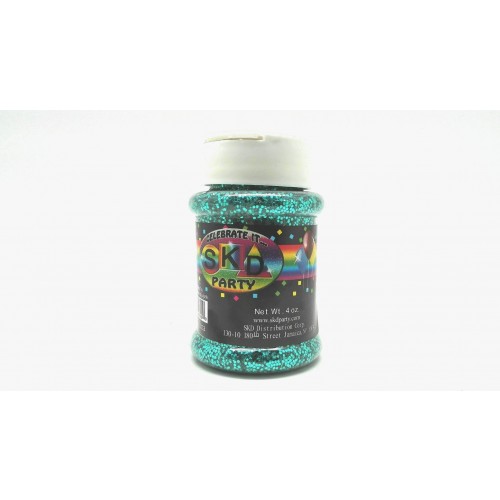  BOTE GLITTER COLOR VERDE AGUA 113GR