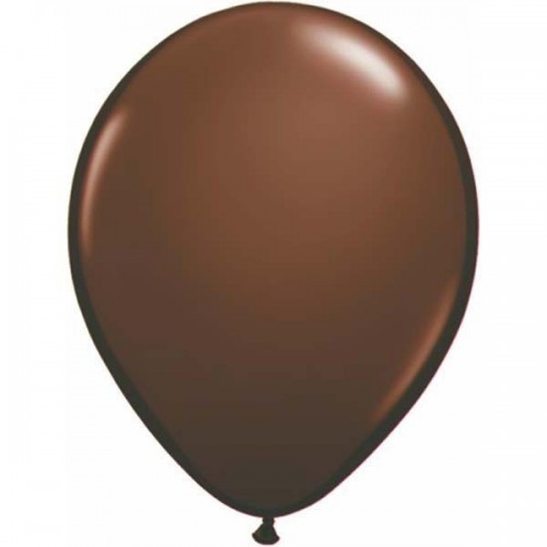   25 GLOBOS 11" LATEX M CHOCOLATE