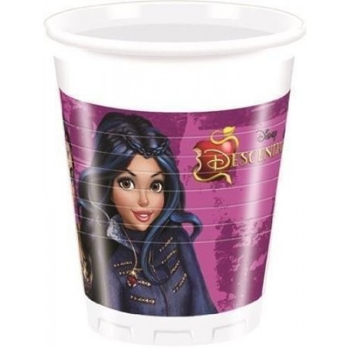 $E 8 VASOS  LOS DESCENDIENTES 200ML