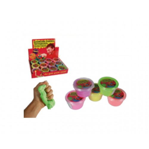 BOTE PLASTILINA SALTARINA COL.SURT 6CM