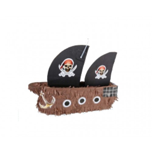 PIÑATA PALO BARCO PIRATA 45CM X 48CM