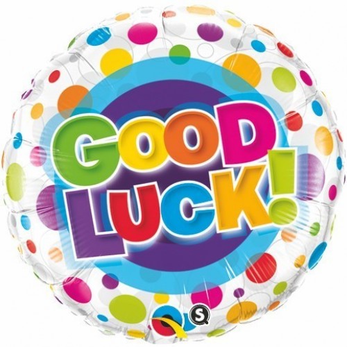 GLOBO 18" FOIL REDONDO GOOD LUCK TOPOS